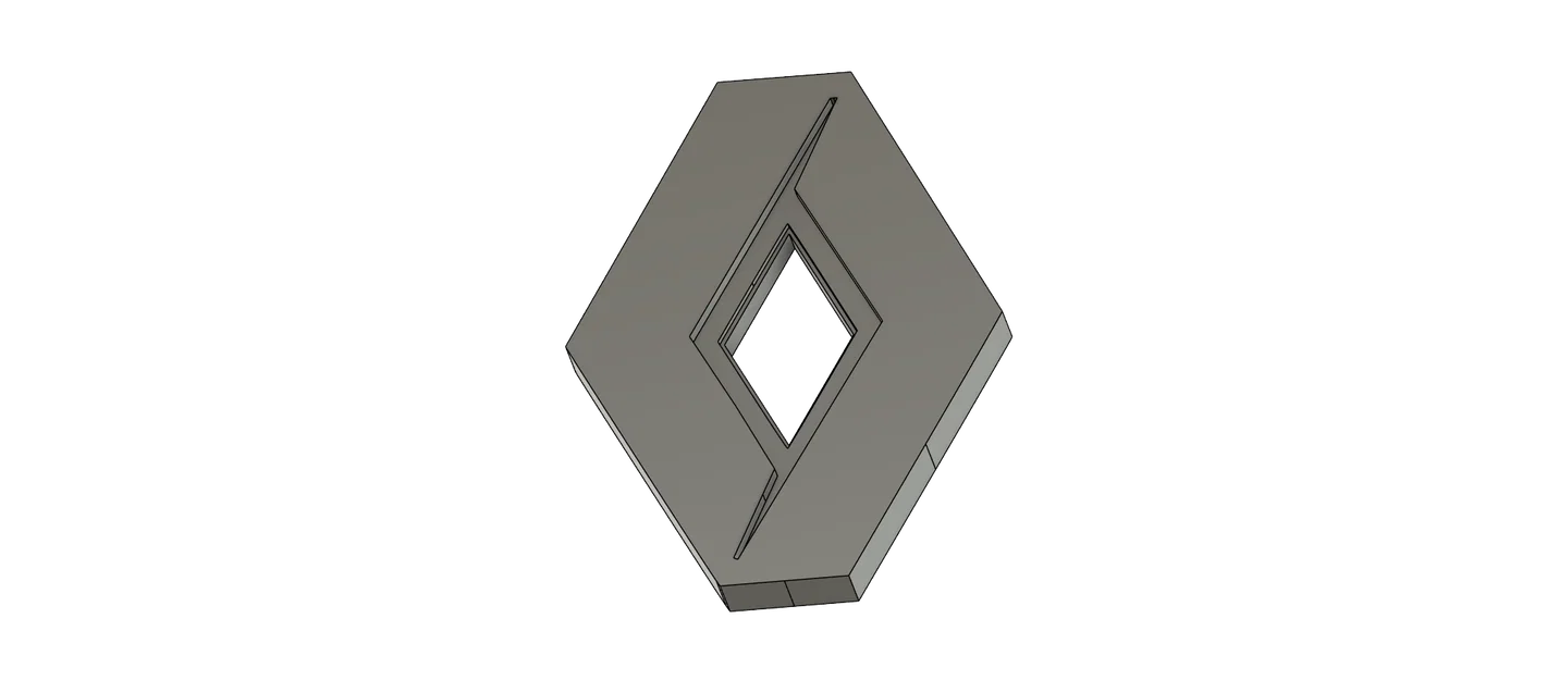 Mô hình Logo Renault cổ điển in 3D trang trí tinh tế - Image 1