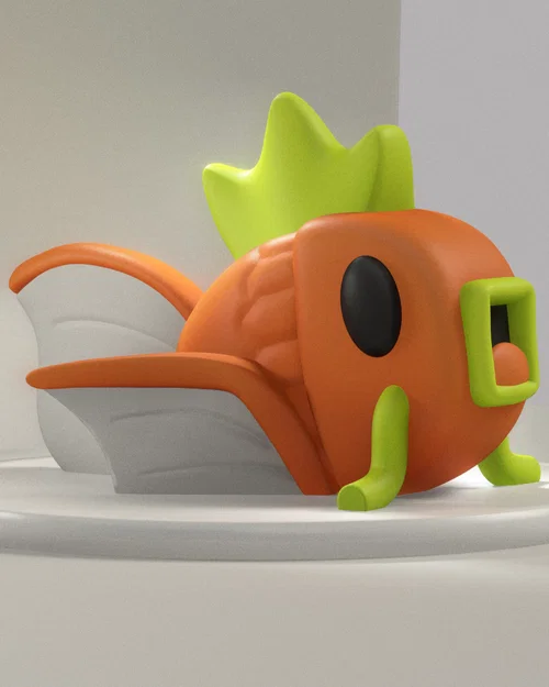 Mô hình Magikarp Pokemon in 3D không cần support siêu dễ - Image 1