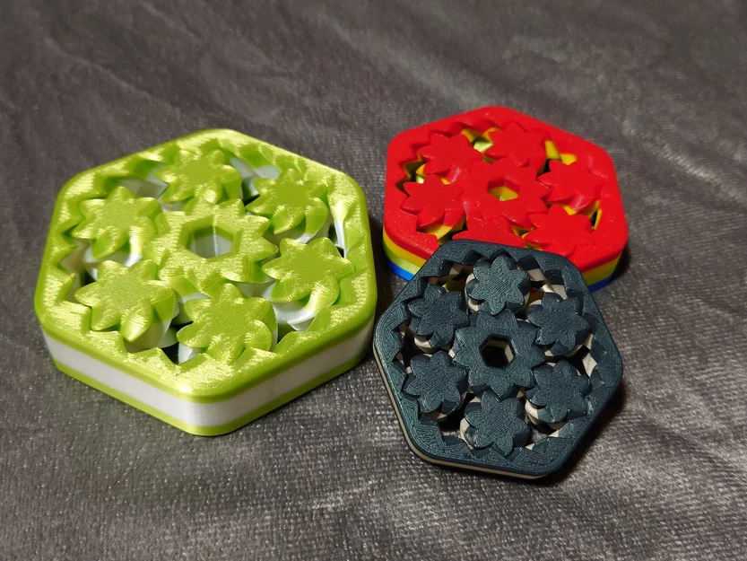 Fidget Spinner Bánh Răng Hành Tinh Lục Giác - Image 5