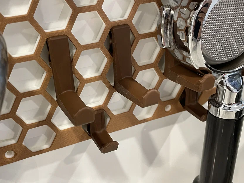 Honeycomb Coffee Wall – Tấm treo tường tổ ong cho đồ pha cà phê - Image 3
