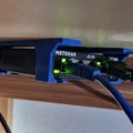 Ngàm gắn tường, gầm bàn cho switch Netgear GS305/GS308 - Thumbnail 1