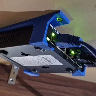 Ngàm gắn tường, gầm bàn cho switch Netgear GS305/GS308