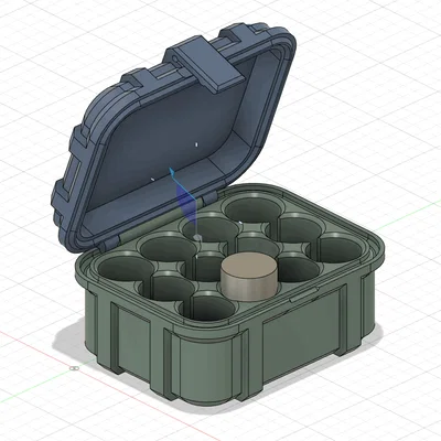 Hộp Rugged Box Pin CR123a (Bản Improved)