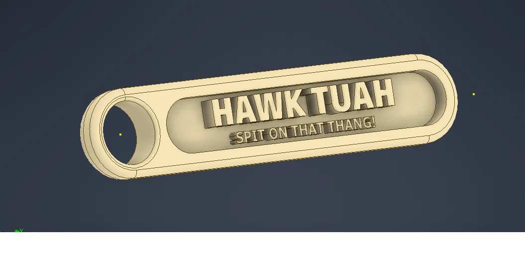 Móc khóa Hawk Tuah in 3D - Phụ kiện độc lạ bắt trend - Image 1