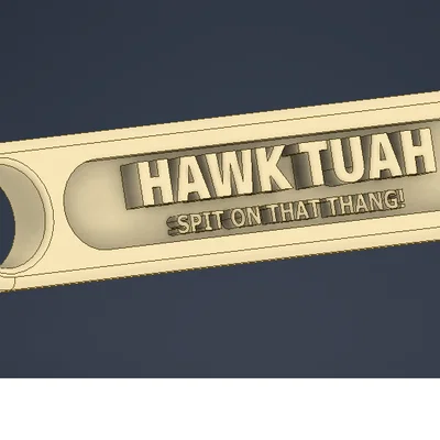 Móc khóa Hawk Tuah in 3D - Phụ kiện độc lạ bắt trend