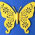 Bộ sưu tập 12 mẫu bướm 3D trang trí treo tường độc đáo - Thumbnail 3