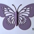 Bộ sưu tập 12 mẫu bướm 3D trang trí treo tường độc đáo - Thumbnail 11