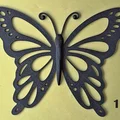 Bộ sưu tập 12 mẫu bướm 3D trang trí treo tường độc đáo - Thumbnail 13