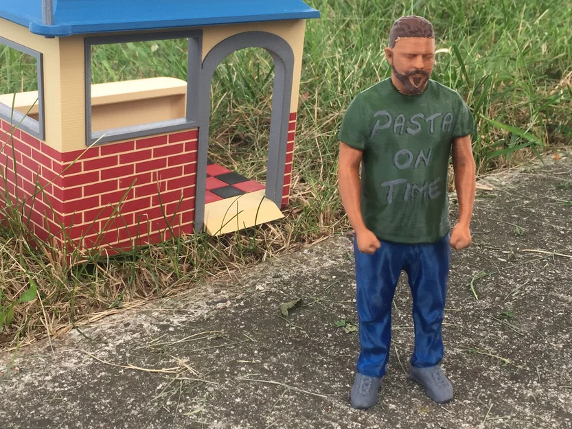 Pizza Guy Joe – Mô hình 3D - Image 1