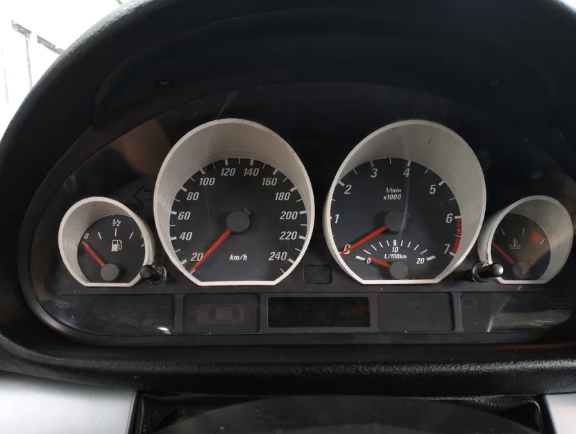 Bộ khung viền mặt đồng hồ cho BMW E46 - Nâng cấp nội thất xế sang - Image 1