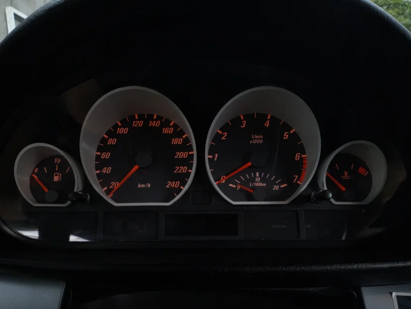 Bộ khung viền mặt đồng hồ cho BMW E46 - Nâng cấp nội thất xế sang - Image 2