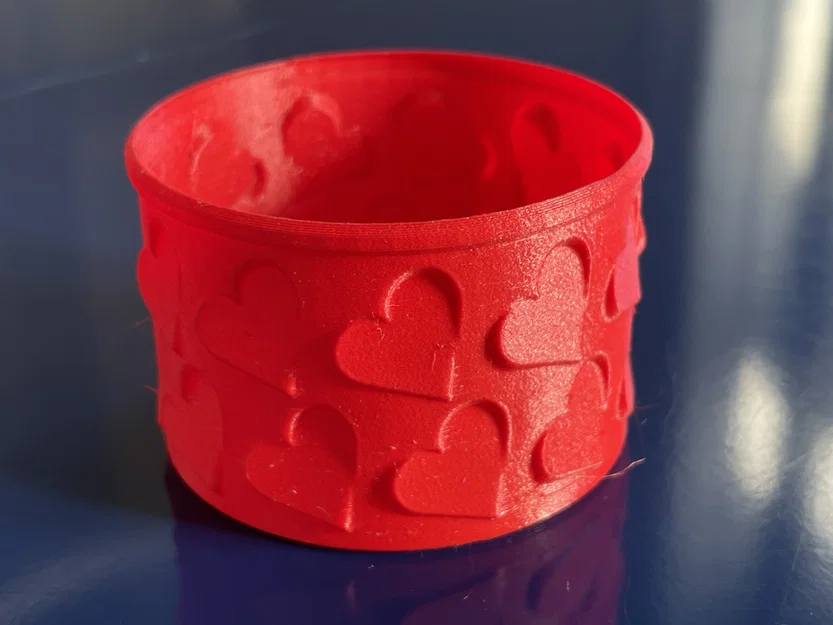 Hộp đựng hình trái tim in vase mode - Image 3