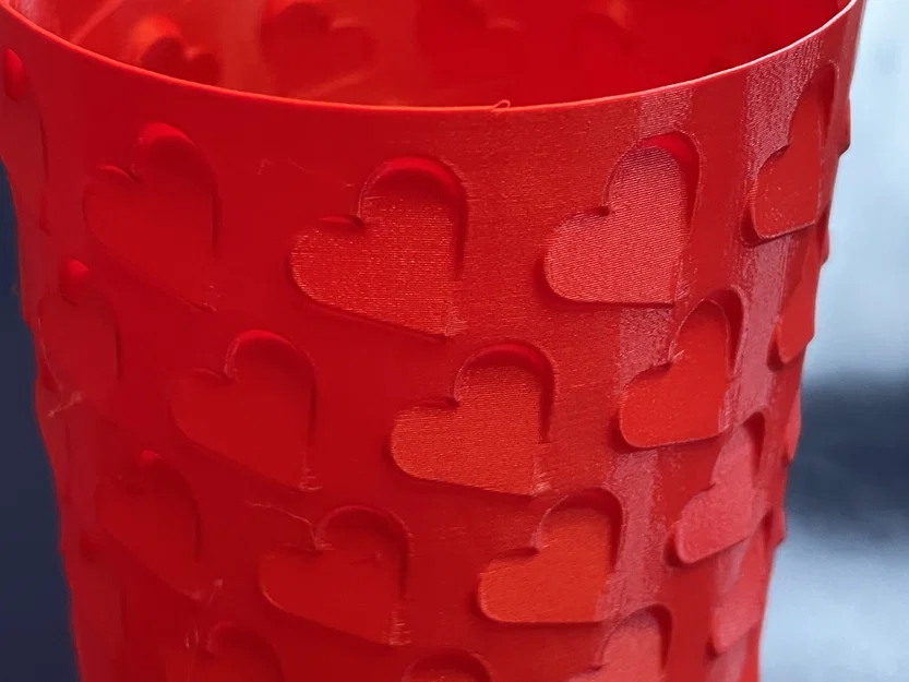 Hộp đựng hình trái tim in vase mode - Image 5