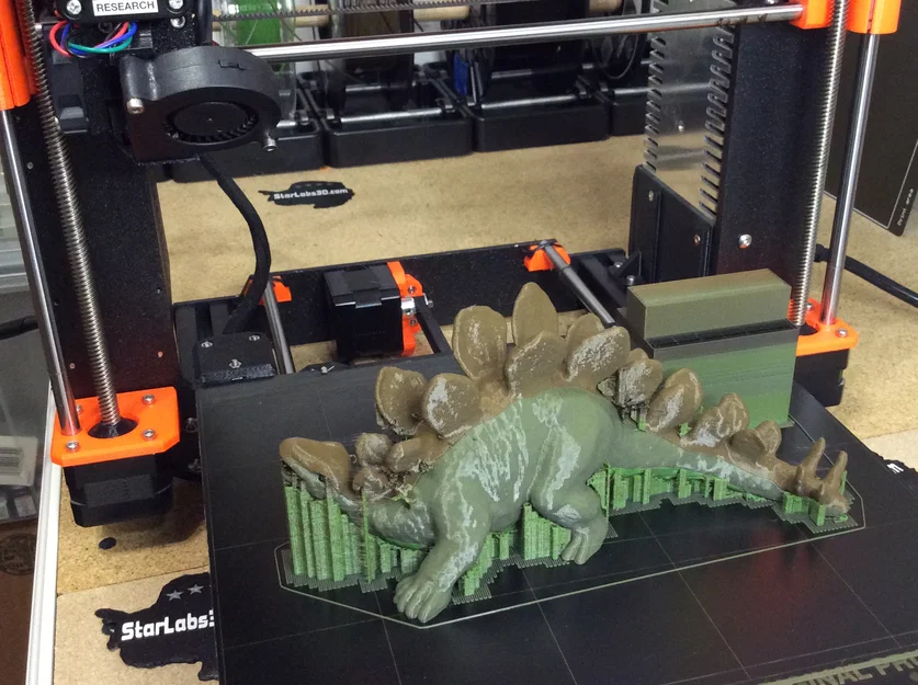 Stegosaurus – Mô hình in 3D (bản single filament & MMU) - Image 6