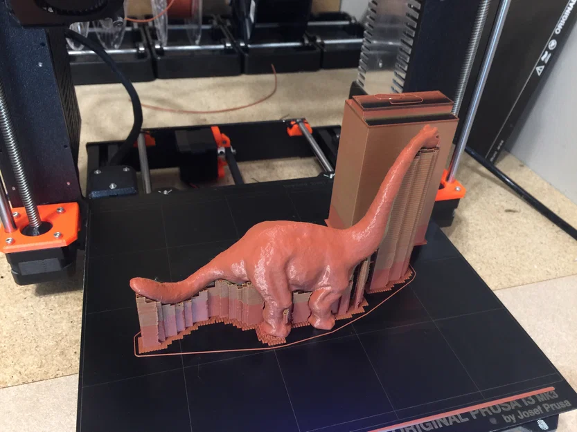 Apatosaurus – Mẫu khủng long cho in 3D (Single Filament & MMU) - Image 6