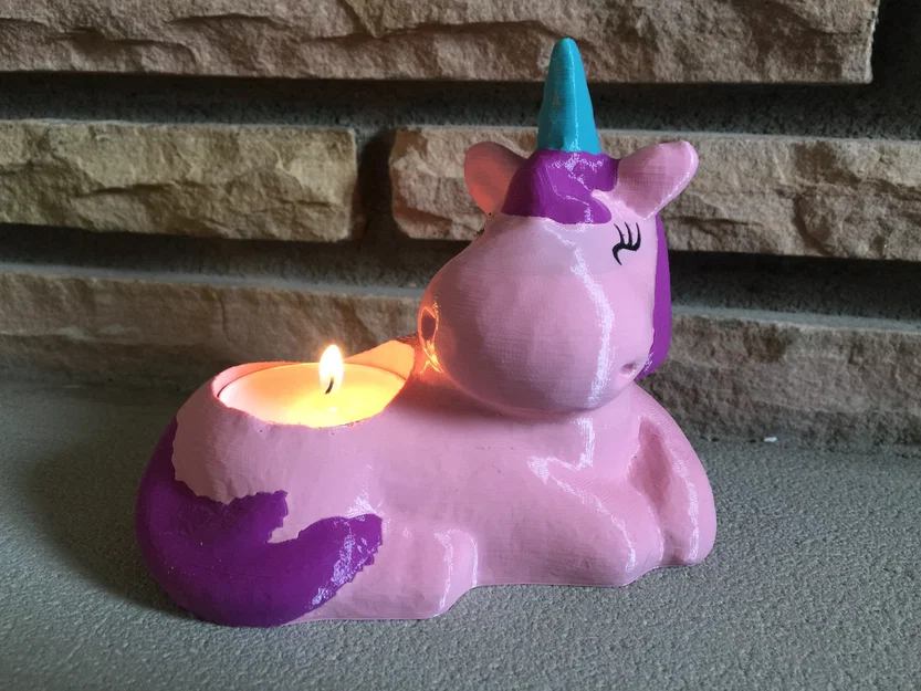 Đèn tealight Kỳ Lân (Unicorn Tea Light) - Image 1