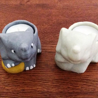 Đèn tealight hình voi (Elephant Tea Light)