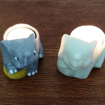 Đèn tealight hình voi (Elephant Tea Light)