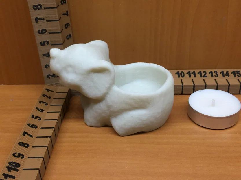 Đèn tealight hình voi (Elephant Tea Light) - Image 7