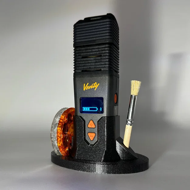Đế giữ máy Venty Storz & Bickel kèm khay đựng viên nén và cọ vệ sinh - Image 1