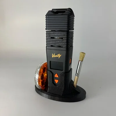 Đế giữ máy Venty Storz & Bickel kèm khay đựng viên nén và cọ vệ sinh