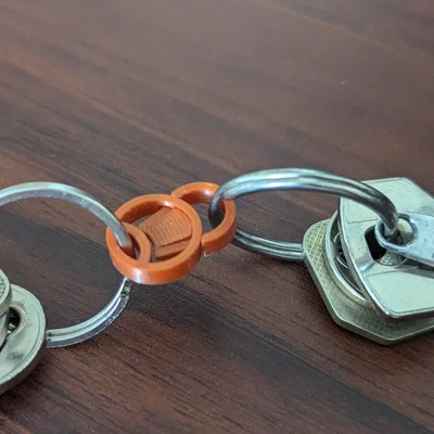 Khóa móc chìa khóa tháo lắp nhanh in 3D tiện lợi