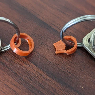 Khóa móc chìa khóa tháo lắp nhanh in 3D tiện lợi