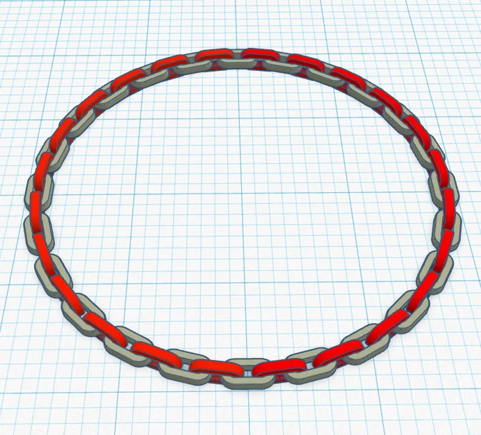 Mô hình dây xích (Chain) in 3D linh hoạt - Dễ in, cực vui tay - Image 1