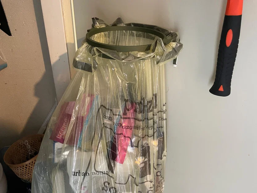 Giá treo túi rác gắn tường - Image 1