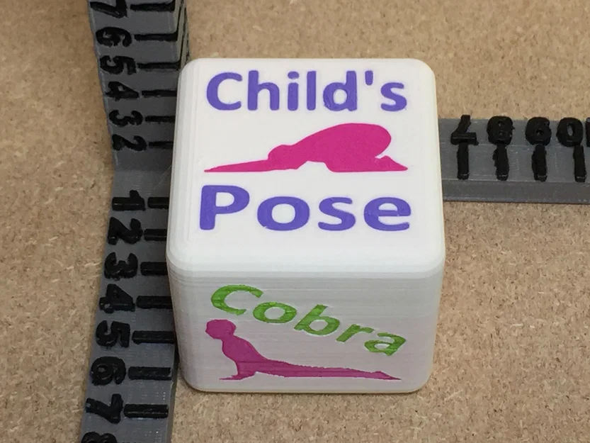 Yoga Dice – Xúc xắc yoga (bản 1 filament & bản MMU đa vật liệu) - Image 7
