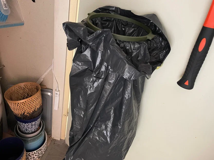 Giá treo túi rác gắn tường - Image 4