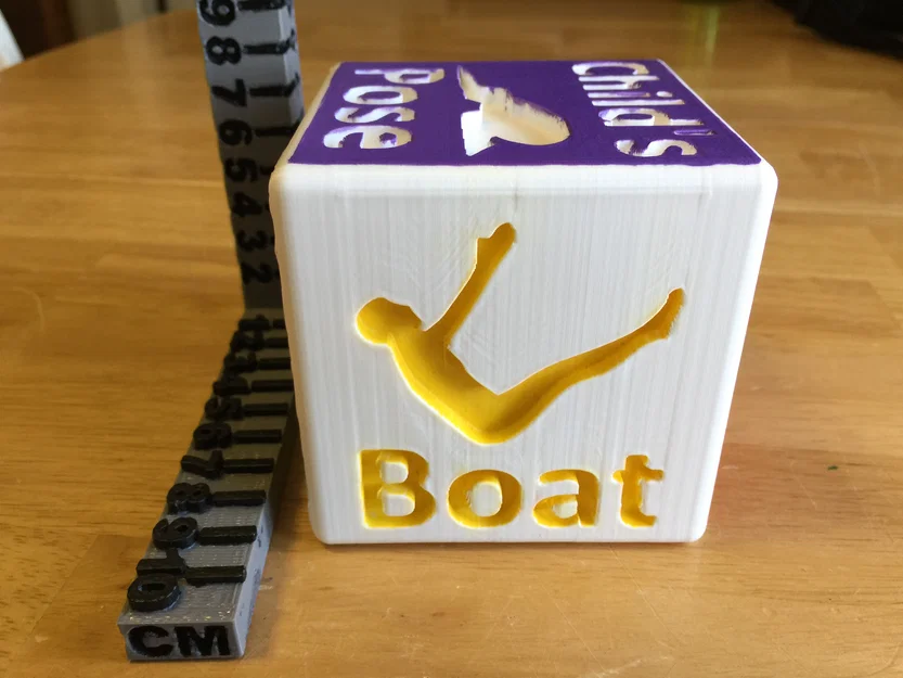 Yoga Dice – Xúc xắc yoga (bản 1 filament & bản MMU đa vật liệu) - Image 11