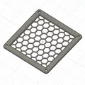 Nắp đậy thông gió họa tiết lục giác ngăn côn trùng in 3D - Thumbnail 1