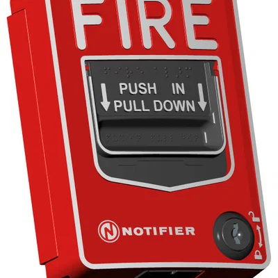 Mô hình hộp báo cháy 3D (Pull Station Notifier by Honeywell)