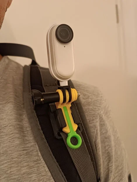 Ngàm camera hành trình QUICK-CLIP – GoPro & Insta360 Go2 - Image 1