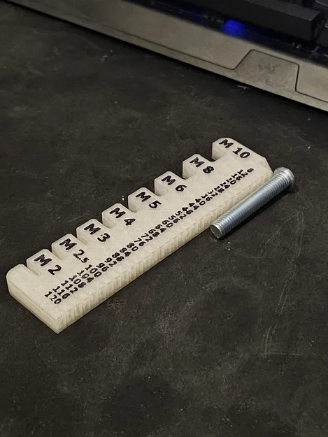 Dụng cụ đo ốc vít bản lite, M2–M10, 4–120mm - Image 1