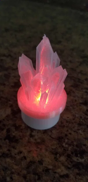 Mô hình trang trí Crystal Tea Light in 3D đẹp mắt - Image 1