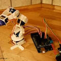 Cánh tay Robot siêu nhỏ (Micro Robot arm) dùng 9g Micro Servo - Thumbnail 1