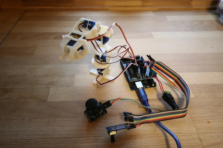 Cánh tay Robot siêu nhỏ (Micro Robot arm) dùng 9g Micro Servo - Image 4