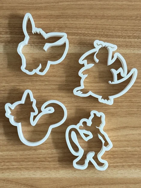 Bộ Khuôn Cắt Bánh Quy Pokemon Đáng Yêu - In 3D Độc Đáo - Image 1