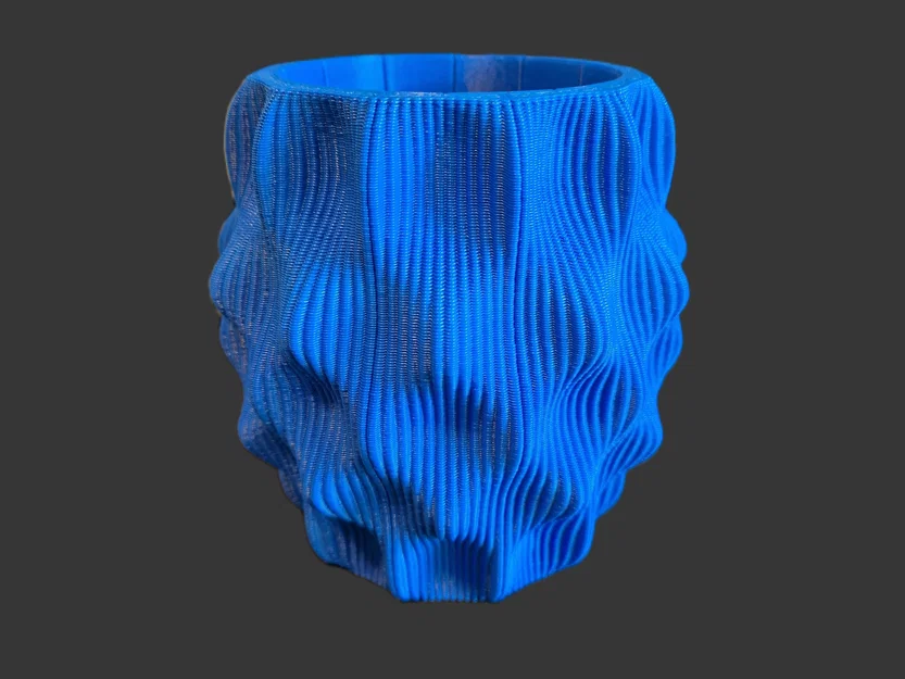 RippleKnit Vase (VASE MODE) – Bình hoa vân ripple kiểu knitting - Image 1