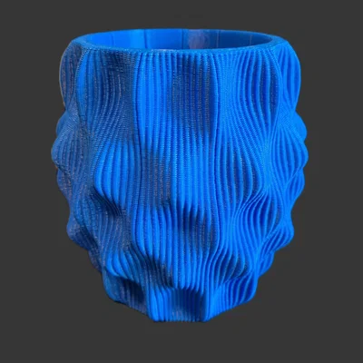 RippleKnit Vase (VASE MODE) – Bình hoa vân ripple kiểu knitting