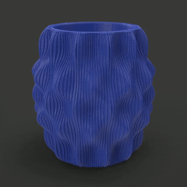 RippleKnit Vase (VASE MODE) – Bình hoa vân ripple kiểu knitting - Image 3