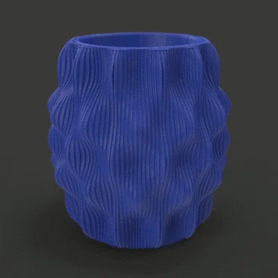 RippleKnit Vase (VASE MODE) – Bình hoa vân ripple kiểu knitting