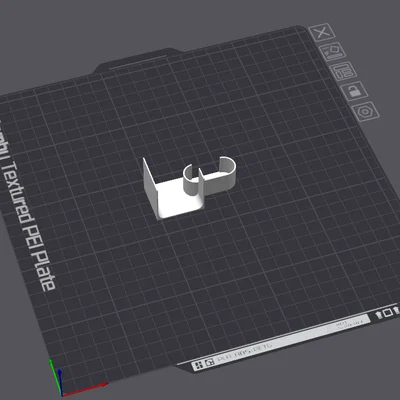 Tấm chắn rác purge cho Bambulab A1 (Purge Waste Deflector)