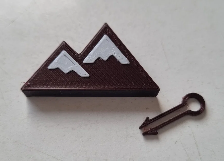 Móc khóa kéo hình ngọn núi (Mountain Zipper Tag) độc đáo - Image 2