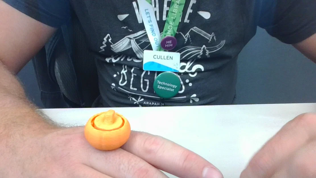 Fidget Spinner hình quả bí ngô in 3D vui nhộn - Image 2
