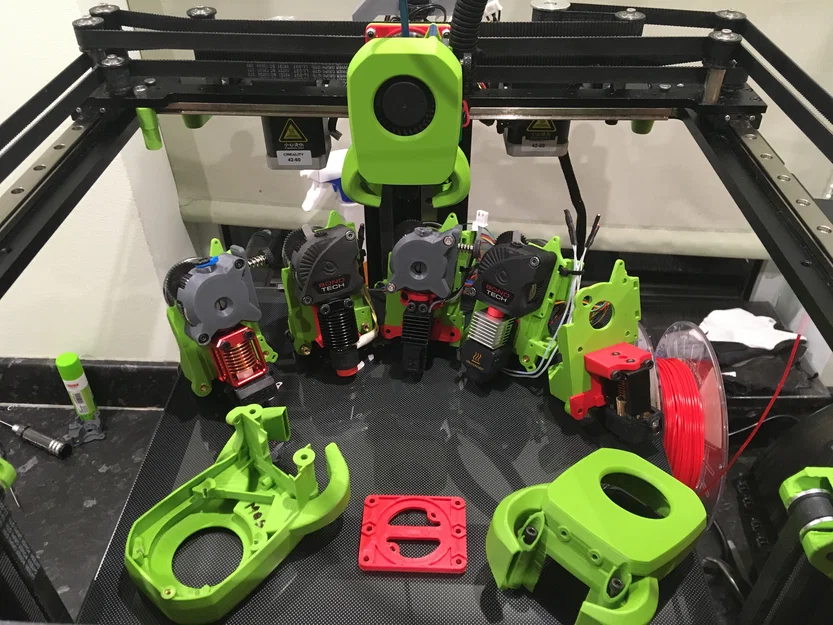 Toolhead Crazylite 7 cho Ender 7 – Spider V3 Pro – LGX/HGX extruder - Image 1