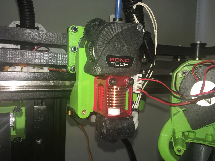 Toolhead Crazylite 7 cho Ender 7 – Spider V3 Pro – LGX/HGX extruder - Image 3