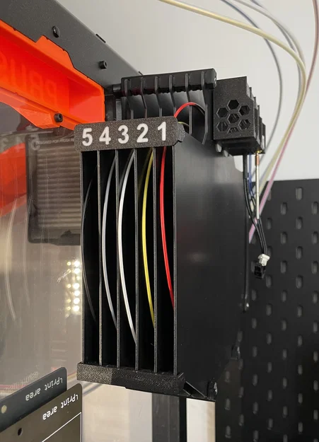 Giá đỡ plate đánh số cho MMU3 (MMU3 Numbered Plate Holder) - Image 1